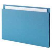 Guildhall Square Cut Folder Legal Foolscap Blue 315gsm Manila Pack of 100