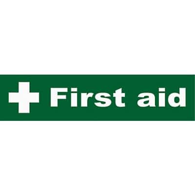 Stewart Superior First Aid Sign PVC 19 x 4.5 cm