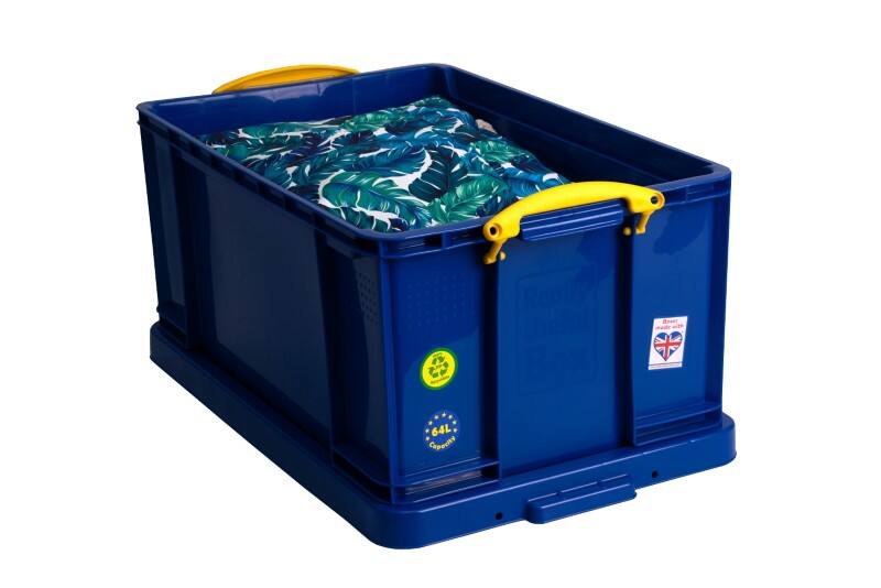 Really Useful Box Storage Box 64 L Blue 44 x 71 x 31 cm