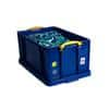 Really Useful Box Plastic Storage 64 Litre Blue 440 x 710 x 310 mm