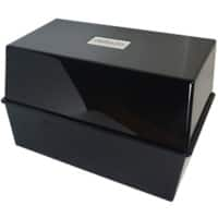 Card Index System 152 x 112 mm Black 250 Cards