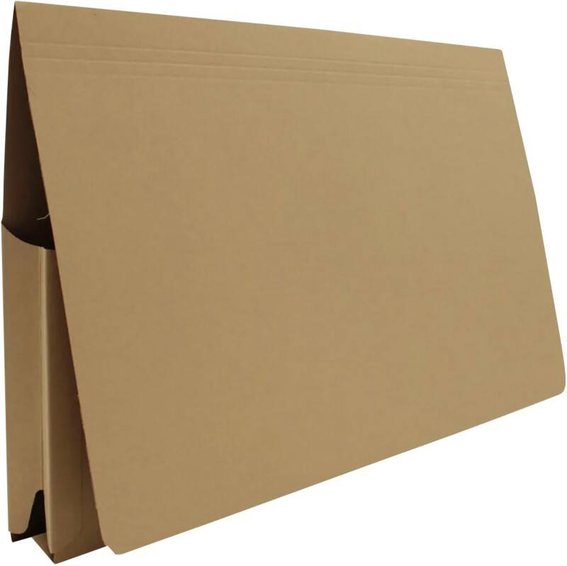 Guildhall Document Wallet PW2-BUFZ Folio Manila Landscape 35.5 (W) x 36.2 (D) x 23 (H) cm Yellow Pack of 50