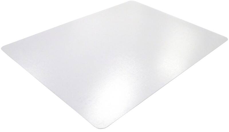 Viking Realspace Premium Chair Mat Polycarbonate Rectangular Transparent 116 x 130 cm Hard Floor
