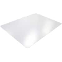 Realspace Premium Chair Mat Polycarbonate Rectangular Transparent 116 x 130 cm Hard Floor