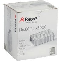 Rexel No.66 66/11 Heavy Duty Staples 6070 Galvanized Pack of 5000