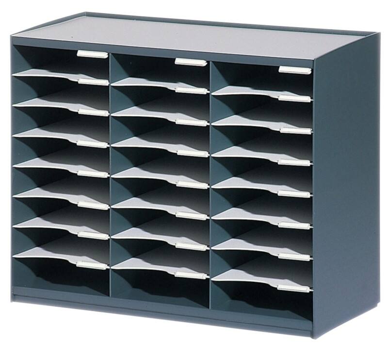 Paperflow Paper Sorter A4 PS (Polystyrene), Steel Black, Grey 67.4 x 30.8 x 54.8 cm