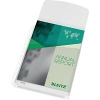 Leitz Punched Pockets A4 Smooth Transparent 170 microns Polyvinyl Chloride Top Opening 11 Holes Pack of 5