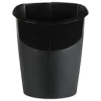 CEP Ellypse OWA Waste Bin 15 L Black Plastic, Polypropylene