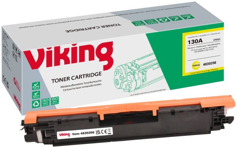 Viking 130A Compatible HP Toner Cartridge CF352A Yellow