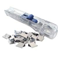 Rapesco Superclip 60 Dispenser Transparent 225mm 1 Dispenser & 8 Stainless Steel Clips
