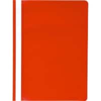 Exacompta Report File 449203B A4 Red Polypropylene Pack of 25