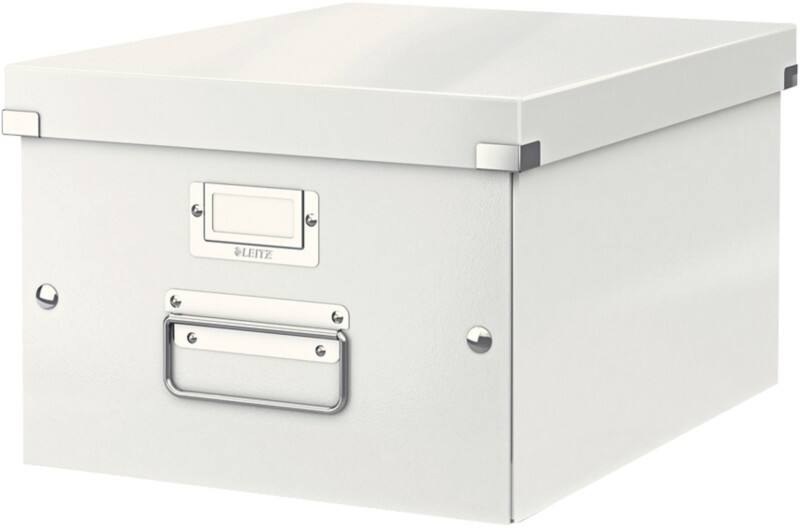 Leitz Click & Store WOW Storage Box A4 Laminated Cardboard White 281 x 370 x 200 mm
