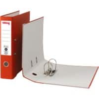 Office Depot Lever Arch File 75 mm Cardboard 2 ring Foolscap Red