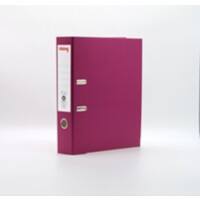 Office Depot Lever Arch File A4, Foolscap 75 mm Violet 2 ring Cardboard Matt Portrait