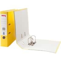 Office Depot Lever Arch File 75 mm Cardboard 2 ring A4 Yellow