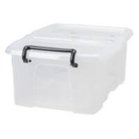 Storage Box Smart 12 L Transparent Polypropylene 40 x 30 x 17 cm