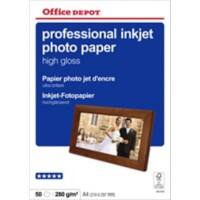 Office Depot Professional Photo Paper Glossy A4 280gsm White