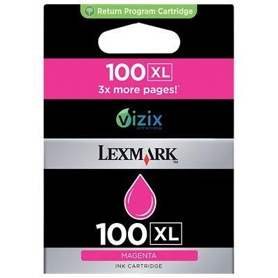 Lexmark 100XL Original Ink Cartridge 14N1070E Magenta