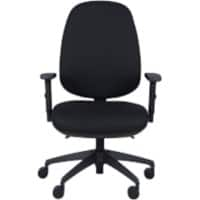 Energi-24 Synchro Tilt Ergonomic Office Chair with Adjustable Armrest and Seat Air Care Black