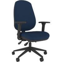 Energi-24 Synchro Tilt Ergonomic Office Chair with Adjustable Armrest and Seat Air-Care Blue