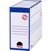 Viking Super Strong Transfer File Special format Blue, White 13.3 (W) x 36.7 (D) x 26.4 (H) cm Cardboard Pack of 10