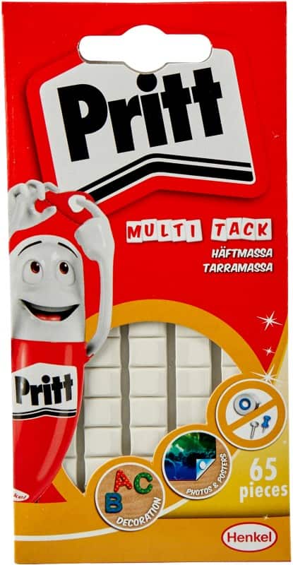 Pritt Sticky Tack 10x8mm White Pack of 65
