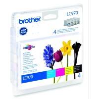 Brother LC970VALBP Original Ink Cartridge Black, Cyan, Magenta, Yellow Pack of 4 Multipack