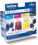 Brother LC980 Original Ink Cartridge Black, Cyan, Magenta, Yellow Pack of 4 Multipack