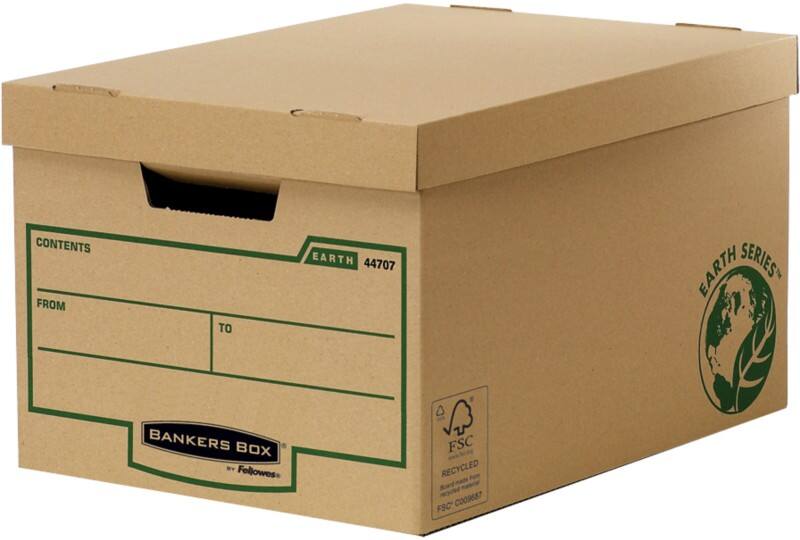 Bankers Box Earth Series Large Archive Boxes Brown 271(H) x 325(W) x 470(D) mm Pack of 10