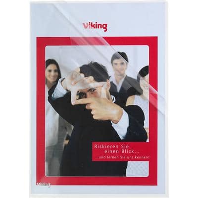 Viking L-Shape Folder A4 Transparent Polypropylene 145 Microns Pack of 100