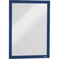 DURABLE DURAFRAME A4 Display Frame Adhesive, Magnetic Blue 487207 23.4 x 0.6 x 32.6 cm Pack of 2