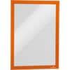 DURABLE Wall Mountable Magnetic Infoframe DURAFRAME Self-Adhesive A4 236 x 323 mm Orange Pack of 2