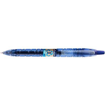 Pilot B2P Retractable Rollerball Pen Fine 0.4 mm Blue Pack of 10