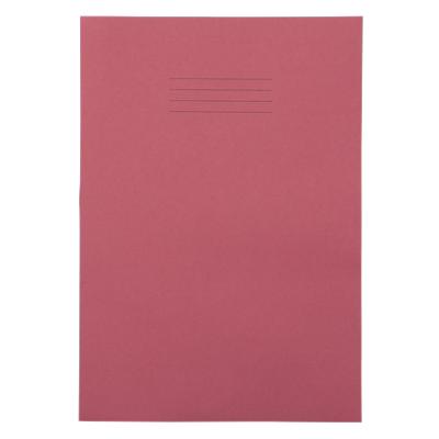 Exercise Books A4 Ruled 64 Pages Red 210 (W) x 297 (H) mm Pack of 50