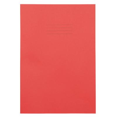Exercise Books A4 Ruled 48 Pages Red 210 (W) x 297 (H) mm Pack of 100