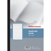 Office Depot Ruled Duplicate Book A4 200 Sheets
