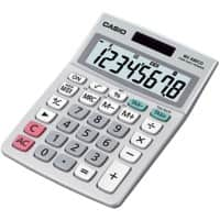 Casio Desktop Calculator MS-88ECO 8 Digit Display Grey