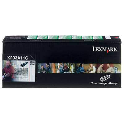 Lexmark X203A11G Original Toner Cartridge Black