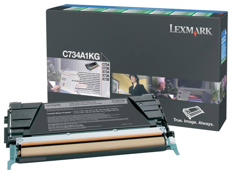 Lexmark Original Toner Cartridge C734A1KG Black