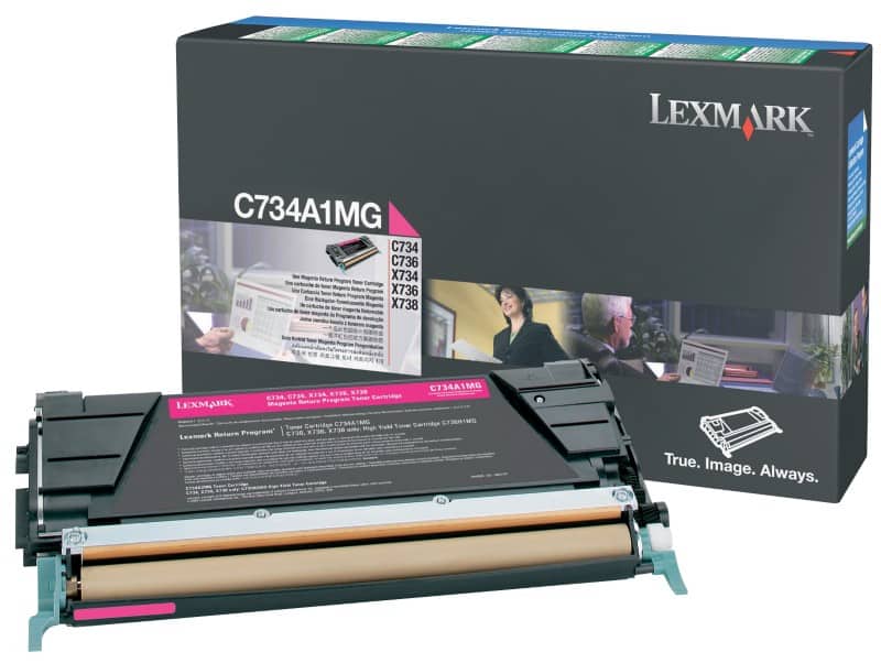 Lexmark Original Toner Cartridge C734A1MG Magenta