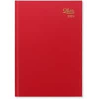 Letts Diary 2025 A5 1 Day per page English Red 20-T11XRD