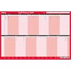 Viking Staff Planner 2025 Yearly English 91 (W) x 61 (H) cm Red