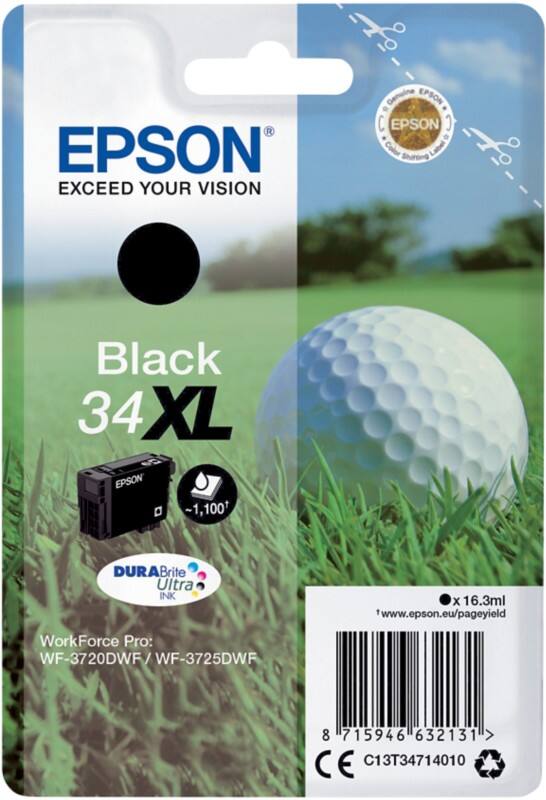 Epson 34XL Original Ink Cartridge C13T34714010 Black