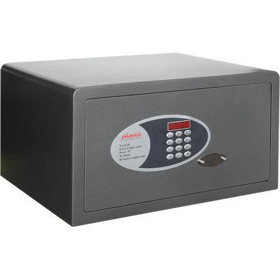 Phoenix Hotel Security Safe with Electronic Lock Dione SS0312E 250 x 450 x 365mm Grey