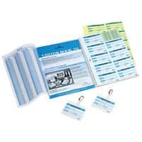 DURABLE Visitor Book Refill 1466/00 White Ruled Perforated A4 6 x 9 cm 30 Sheets of 10 Name Badges