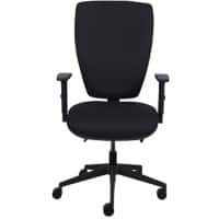 Basic Tilt Ergonomic Office Chair with Adjustable Armrest and Seat Air Care 2 Black