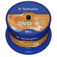 Verbatim DVD-R 16x 4.7 GB OPS Spindle Pack of 50