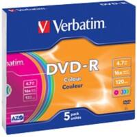 Verbatim DVD-R 16x 4.7 GB Pack of 5