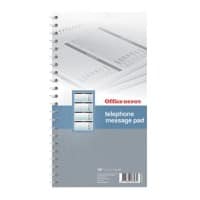 Office Depot Telephone Message Pad Assorted Special format 60 gsm Ruled 30 Sheets
