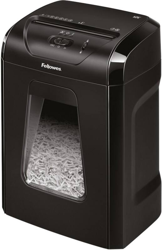 Fellowes Powershred Shredder 11 Sheets Cross Cut Security Level P-4, T-4 19 L 12C